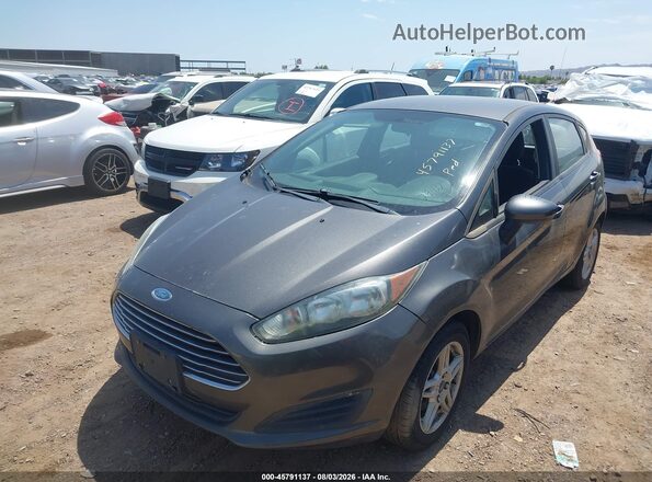3FADP4EJ4HM112904 2017 FORD FIESTA Gray წინა მარცხენა ხედი სამი მეოთხედიდან