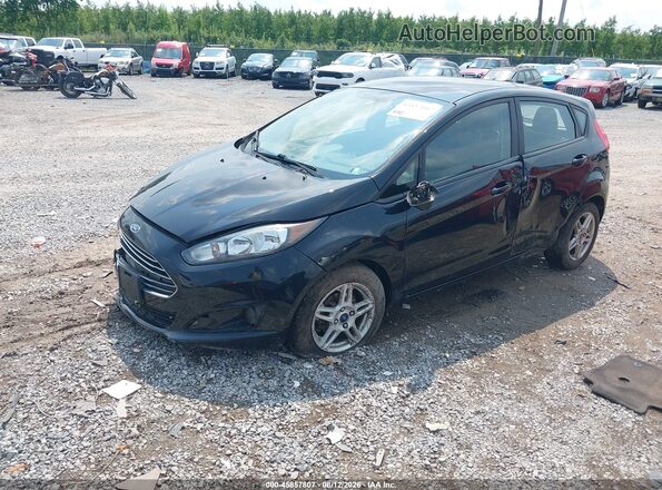 3FADP4EJ4HM138550 2017 FORD FIESTA Black წინა მარცხენა ხედი სამი მეოთხედიდან