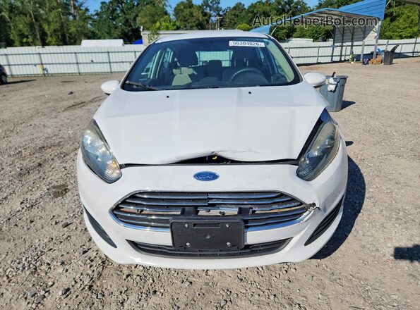 3FADP4EJ4JM108180 2018 FORD FIESTA White Widok z przodu
