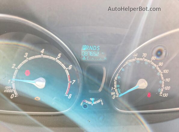 3FADP4EJ4JM108180 2018 FORD FIESTA White Widok zestawu wskaźników