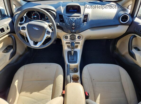 3FADP4EJ4JM108180 2018 FORD FIESTA White Widok deski rozdzielczej