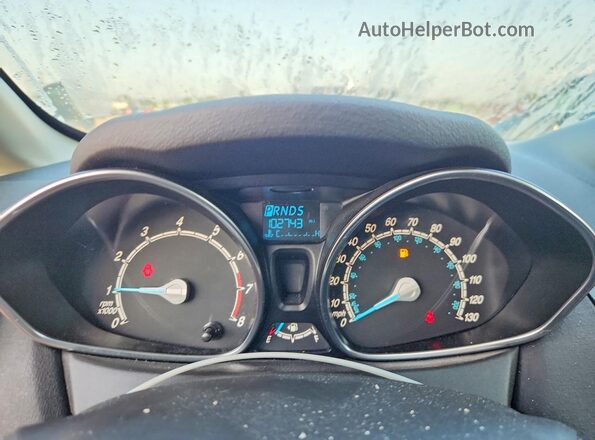 3FADP4EJ4KM132853 2019 FORD FIESTA White ხელსაწყოთა პანელის ხედი