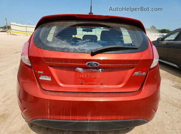 3FADP4EJ5JM136375 2018 FORD FIESTA Red Հետևի տեսք
