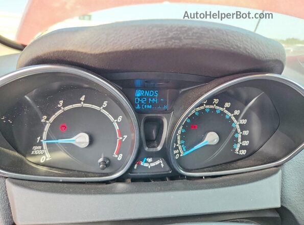 3FADP4EJ5JM136375 2018 FORD FIESTA Red Սարքավորումների վահանակի տեսք