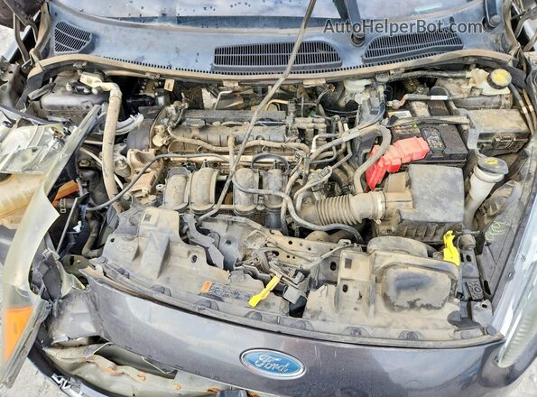 3FADP4EJ5JM141821 2018 FORD FIESTA Charcoal Вид задньої частини салону