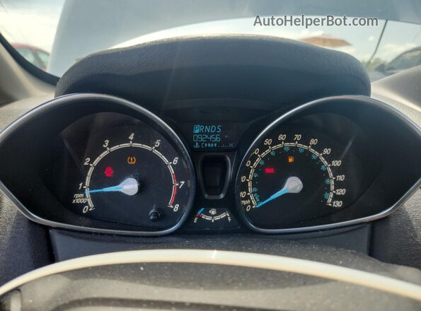 3FADP4EJ5KM106567 2019 FORD FIESTA White Instrument cluster view