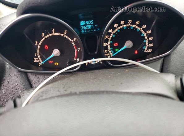 3FADP4EJ5KM120436 2019 FORD FIESTA Black Instrument cluster view