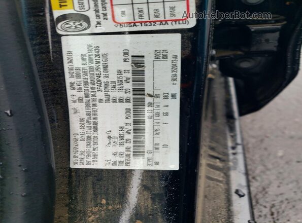 3FADP4EJ5KM120436 2019 FORD FIESTA Black VIN sticker view