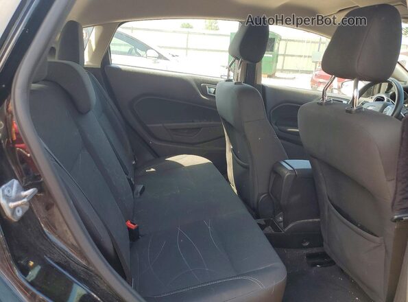3FADP4EJ6GM198263 2016 FORD FIESTA Black Vista de los asientos traseros