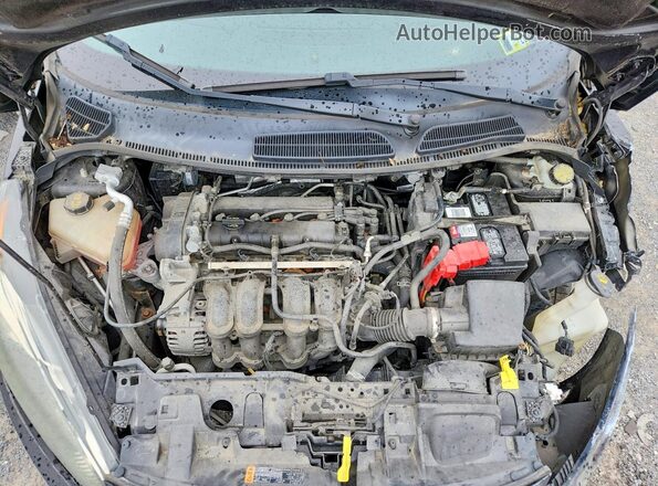 3FADP4EJ6JM101182 2018 FORD FIESTA Черный Вид задней части салона