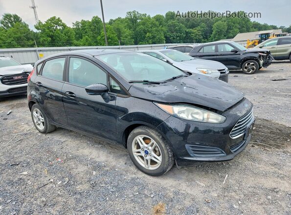 3FADP4EJ6JM101182 2018 FORD FIESTA Черный Передняя правая четверть