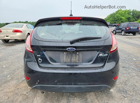 3FADP4EJ6JM101182 2018 FORD FIESTA Черный Вид сзади