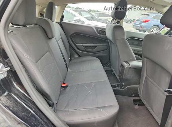 3FADP4EJ6JM101182 2018 FORD FIESTA Черный Вид задних сидений