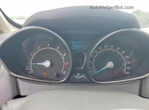 3FADP4EJ6JM133520 2018 FORD FIESTA Белый Вид щитка приборов