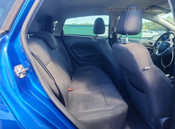 3FADP4EJ6KM123622 2019 FORD FIESTA Blue უკანა სავარძლების ხედი