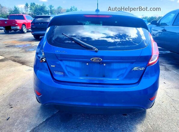 3FADP4EJ6KM123622 2019 FORD FIESTA Blue უკანა ხედი