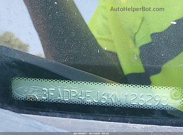 3FADP4EJ6KM126293 2019 FORD FIESTA Синий Вид подкапотного пространства