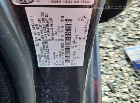 3FADP4EJ6KM131333 2019 FORD FIESTA Gray Vista del compartimento del motor
