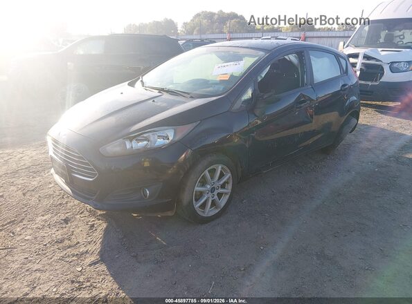 3FADP4EJ6KM148651 2019 FORD FIESTA Black წინა მარცხენა ხედი სამი მეოთხედიდან