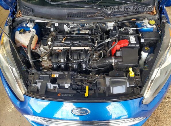 3FADP4EJ6KM162338 2019 FORD FIESTA Blue Vista interior trasera