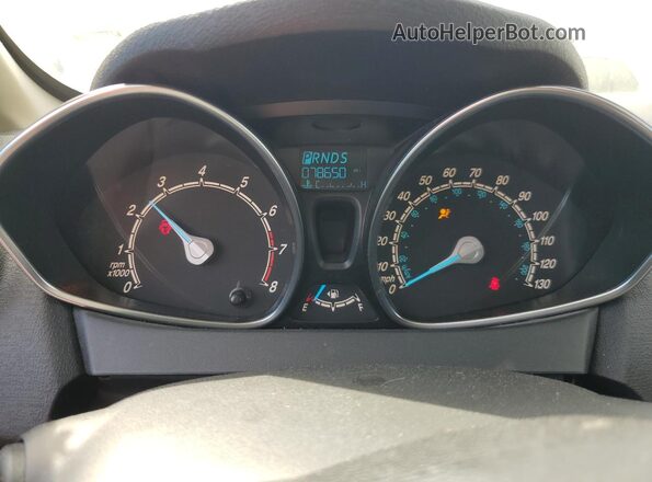 3FADP4EJ7JM121991 2018 FORD FIESTA Silver Սարքավորումների վահանակի տեսք