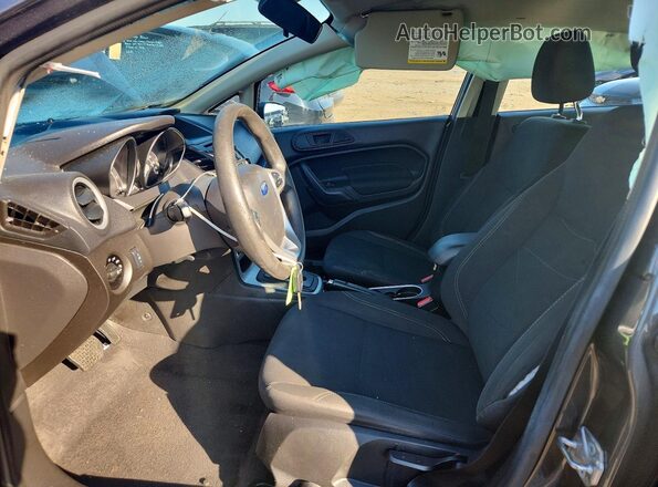3FADP4EJ7JM128326 2018 FORD FIESTA Gray წინა სალონის ხედი
