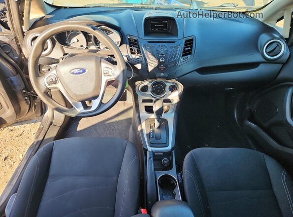 3FADP4EJ7JM128326 2018 FORD FIESTA Gray წინა პანელის ხედი
