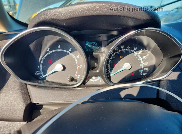 3FADP4EJ7JM128326 2018 FORD FIESTA Gray ხელსაწყოთა პანელის ხედი