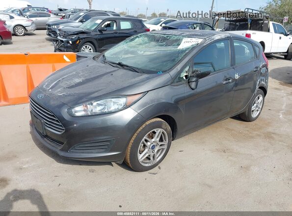 3FADP4EJ7KM143698 2019 FORD FIESTA Gray Передня ліва чверть