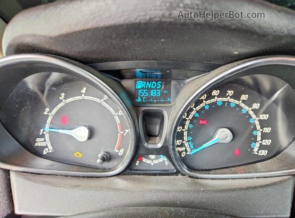 3FADP4EJ8GM130286 2016 FORD FIESTA Black Vista del cuadro de instrumentos