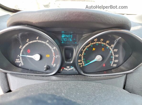 3FADP4EJ8GM203527 2016 FORD FIESTA Gray ხელსაწყოთა პანელის ხედი