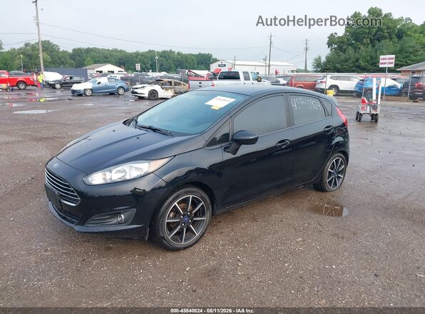 3FADP4EJ8HM150247 2017 FORD FIESTA Black წინა მარცხენა ხედი სამი მეოთხედიდან