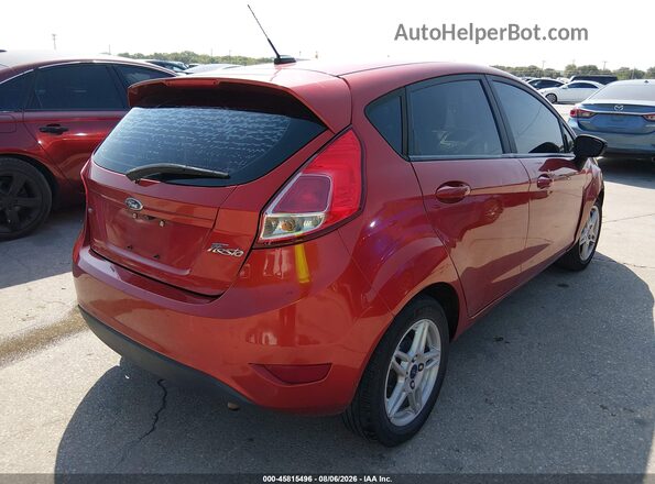 3FADP4EJ8KM129809 2019 FORD FIESTA Orange Tył prawy