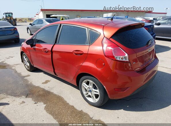 3FADP4EJ8KM129809 2019 FORD FIESTA Orange Tył lewy