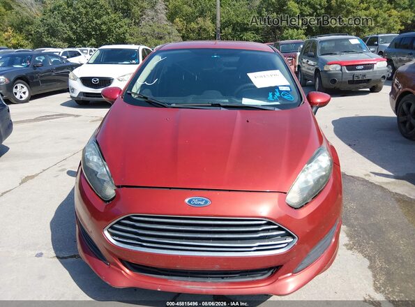 3FADP4EJ8KM129809 2019 FORD FIESTA Orange Widok zestawu wskaźników