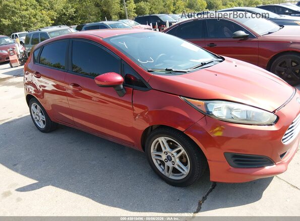3FADP4EJ8KM129809 2019 FORD FIESTA Orange Widok wnętrza z tyłu