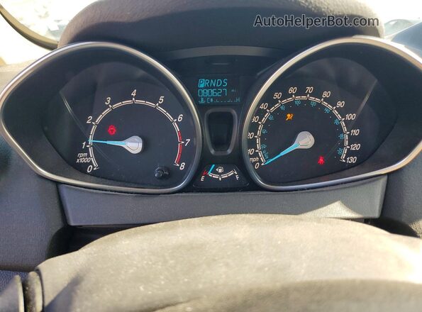 3FADP4EJ8KM144049 2019 FORD FIESTA Серебряный Вид щитка приборов