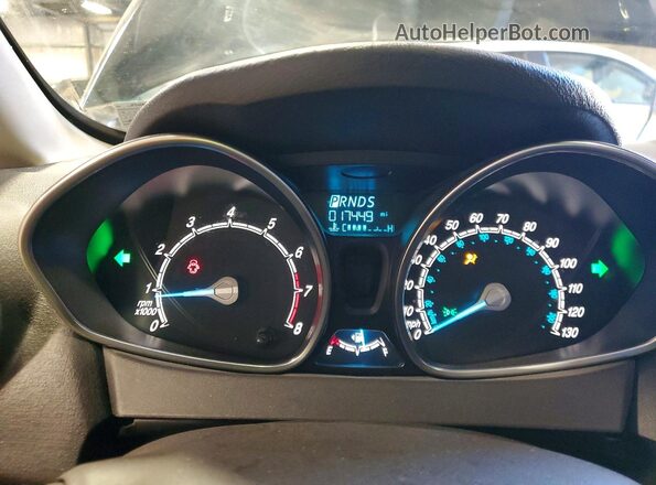 3FADP4EJ9HM149527 2017 FORD FIESTA Black Widok zestawu wskaźników