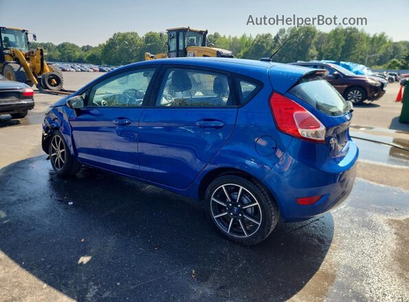 3FADP4EJXJM124139 2018 FORD FIESTA Blue Trasero izquierdo
