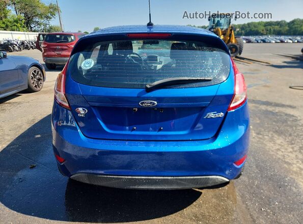 3FADP4EJXJM124139 2018 FORD FIESTA Blue Vista trasera