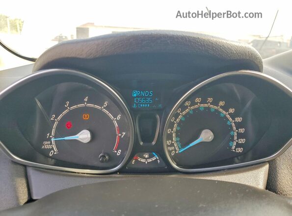 3FADP4EJXKM106404 2019 FORD FIESTA Белый Вид щитка приборов
