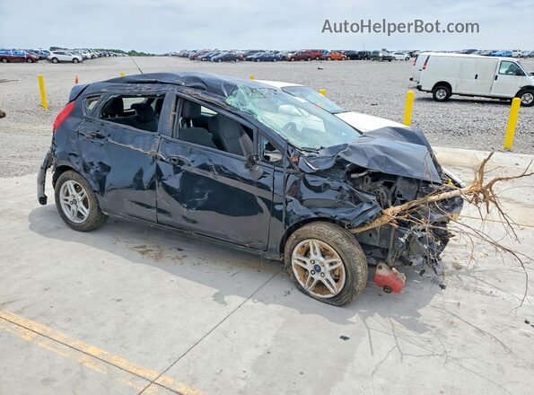 3FADP4EJXKM157062 2019 FORD FIESTA Черный Передняя правая четверть