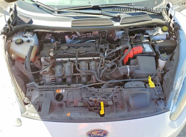 3FADP4EJXKM158177 2019 FORD FIESTA White Вид задньої частини салону