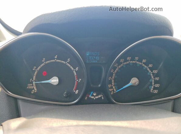 3FADP4EJXKM161032 2019 FORD FIESTA Black ხელსაწყოთა პანელის ხედი