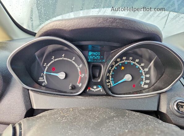 3FADP4FJ1HM123938 2017 FORD FIESTA Black Instrument cluster view