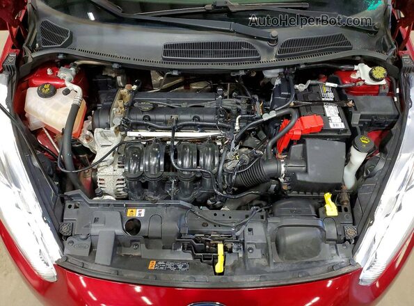 3FADP4FJ3HM123956 2017 FORD FIESTA Red Vista interior trasera