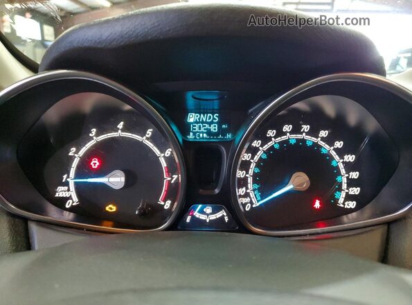 3FADP4FJ3HM123956 2017 FORD FIESTA Red Vista del cuadro de instrumentos