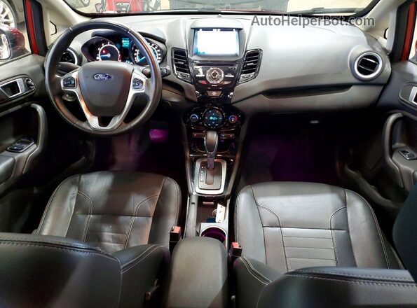 3FADP4FJ3HM123956 2017 FORD FIESTA Red Vista del salpicadero