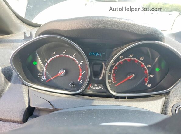 3FADP4GX0JM141923 2018 FORD FIESTA Черный Вид щитка приборов