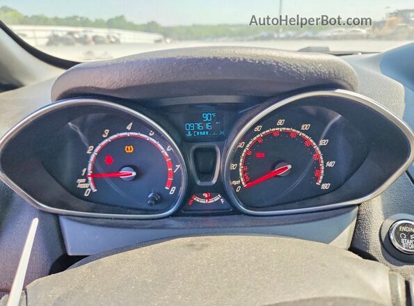 3FADP4GX0KM121124 2019 FORD FIESTA Черный Вид щитка приборов